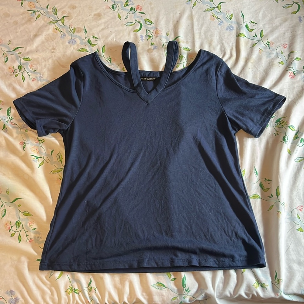 Open Collar Blouse